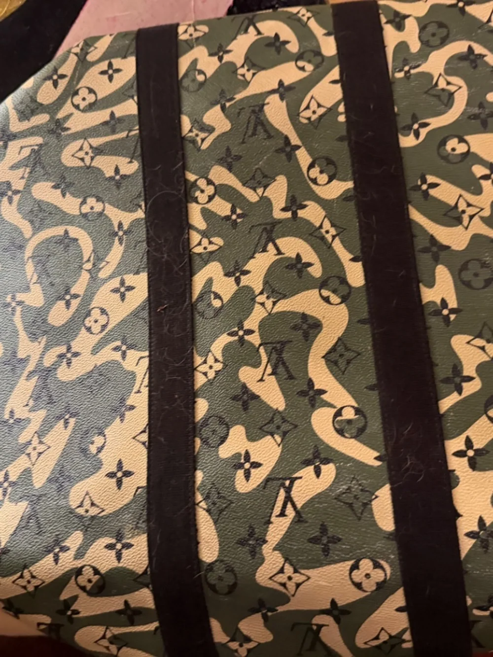 Louis Vuitton x Takashi Murakami Monogramouflage Keepall Bandoulière 55,